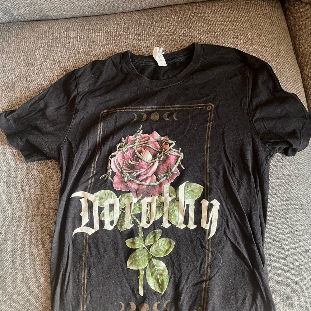 Bella Canvas Black Tee with Gold Accents